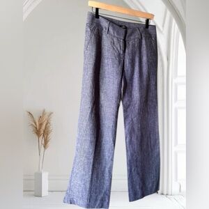 🎈LOFT Blue Chambray Wide-Leg Pants